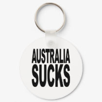 Australia Sucks keychains