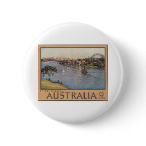 Australia Sydney Harbour Button