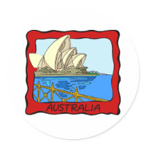 Australia - Sydney Opera House stickers