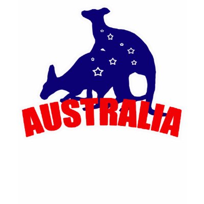 Australia t-shirts by Foozyo