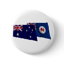 Australia & Tasmania Waving Flags buttons