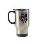 This adorable little panda loves to get out on the court and hits some balls. Panda plays in front of a large flag of Australia. This is a great design for anyone who loves to play tennis, watch tennis or just loves cute pandas.