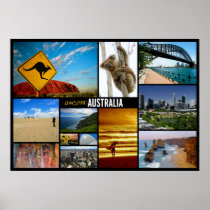 australia travel poster