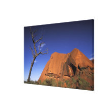 Australia, Uluru Kata Tjuta National Park, Uluru Stretched Canvas Print