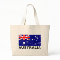 Australia Vintage Flag Tote Bag