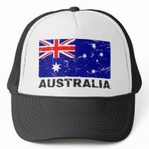 Australia Vintage Flag Mesh Hats