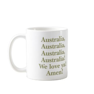 Australia We Love Ya Mug mug