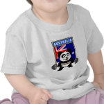 This cute bodybuilding panda loves weightlifting. He stands in front of a large flag of Australia. Look how easy he lifts that heavy barbell loaded with weight plates. This design is too cute. Great gifts here for anyone from Australia who loves weightlifting.