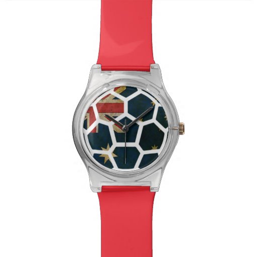 Australia Red Designer Watch