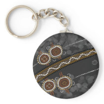 Australian Aboriginal Art - Lost Tribes Keychain