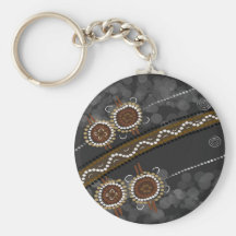 Australian Aboriginal Art - Lost Tribes Keychain