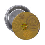 Australian Aboriginal Art  - The Gathering Pinback Button