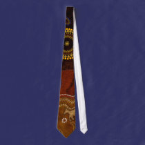 Australian Aboriginal Desert Heat & Wildlife ties