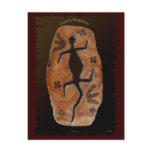 Australian Aboriginal Lizard Goanna Dreaming Card Postcard