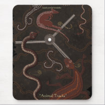 Australian Aboriginal Style Kangaroo & Lizards mousepads