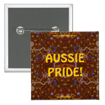 Australian Aboriginal-style Walkabout Art Design Pins
