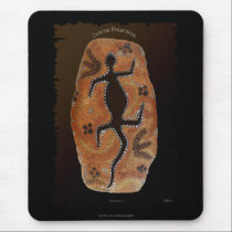 Australian Aboriginal-styled Outback Desert Art mousepads