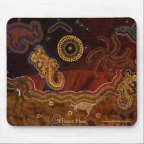Australian Aborigines Hunting Kangaroo & Geckos mousepads