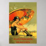 Australian Beaches Vintage posters