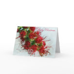 Australian Bottlebrush Christmas Card