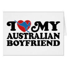 Australian Boyfriend Greeting Cards