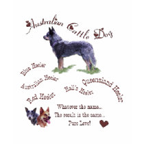 Australian Cattle Dog Art Gifts t-shirts