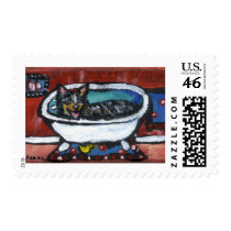 Australian Cattle Dog bath postage by zadajeanne Australian Cattle Dog bath postage