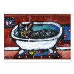 Australian Cattle Dog bath Postcards