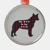 Australian Cattle Dog BFF Ornaments