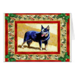 Australian Cattle Dog Blank Christmas Card
