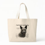 Australian Cattle Dog (blue) History Design Tote Bag