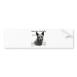 Australian Cattle Dog (blue) History Design Bumper Stickers