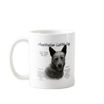 Australian Cattle Dog (blue) History Design mugs by GreyWolfCreation Australian Cattle Dog (blue) History Design mugs