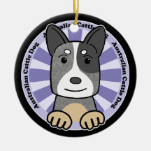 Australian Cattle Dog Christmas Ornaments