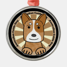 Australian Cattle Dog Christmas Ornaments