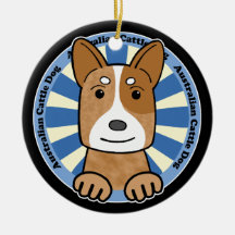 Australian Cattle Dog Christmas Tree Ornament