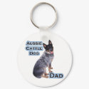 Australian Cattle Dog Dad 4 - Keychain by GreyWolfCreation Australian Cattle Dog Dad 4 - Keychain