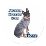Australian Cattle Dog Dad 4 - Sticker