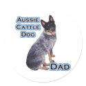 Australian Cattle Dog Dad 4 - Sticker by GreyWolfCreation Australian Cattle Dog Dad 4 - Sticker