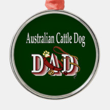 Australian Cattle Dog Dad Christmas Ornament