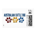 AUSTRALIAN CATTLE DOG DAD Paw Print Postage