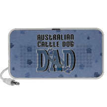 Australian Cattle Dog DAD Travel Speakers