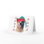 Australian Cattle Dog Dog Santa Paws Greeting Card