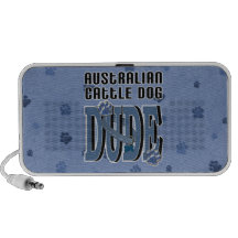 Australian Cattle Dog DUDE iPhone Speaker