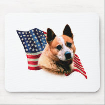 Australian Cattle Dog Flag Mouse Mat