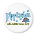 Australian Cattle Dog Flyball Magnets