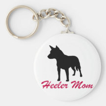 Australian Cattle Dog Heeler Mom Key Chains