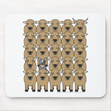 Australian Cattle Dog in the Herd Mouse Mats