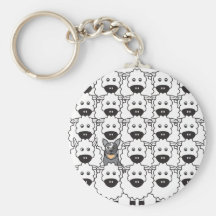 Australian Cattle Dog in the Sheep Keychains
