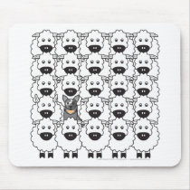Australian Cattle Dog in the Sheep mousepads by khocker Australian Cattle Dog in the Sheep mousepads